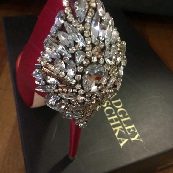 Badgley Mischka Kiara Pumps - Red 5.5 - Picture 4 of 4